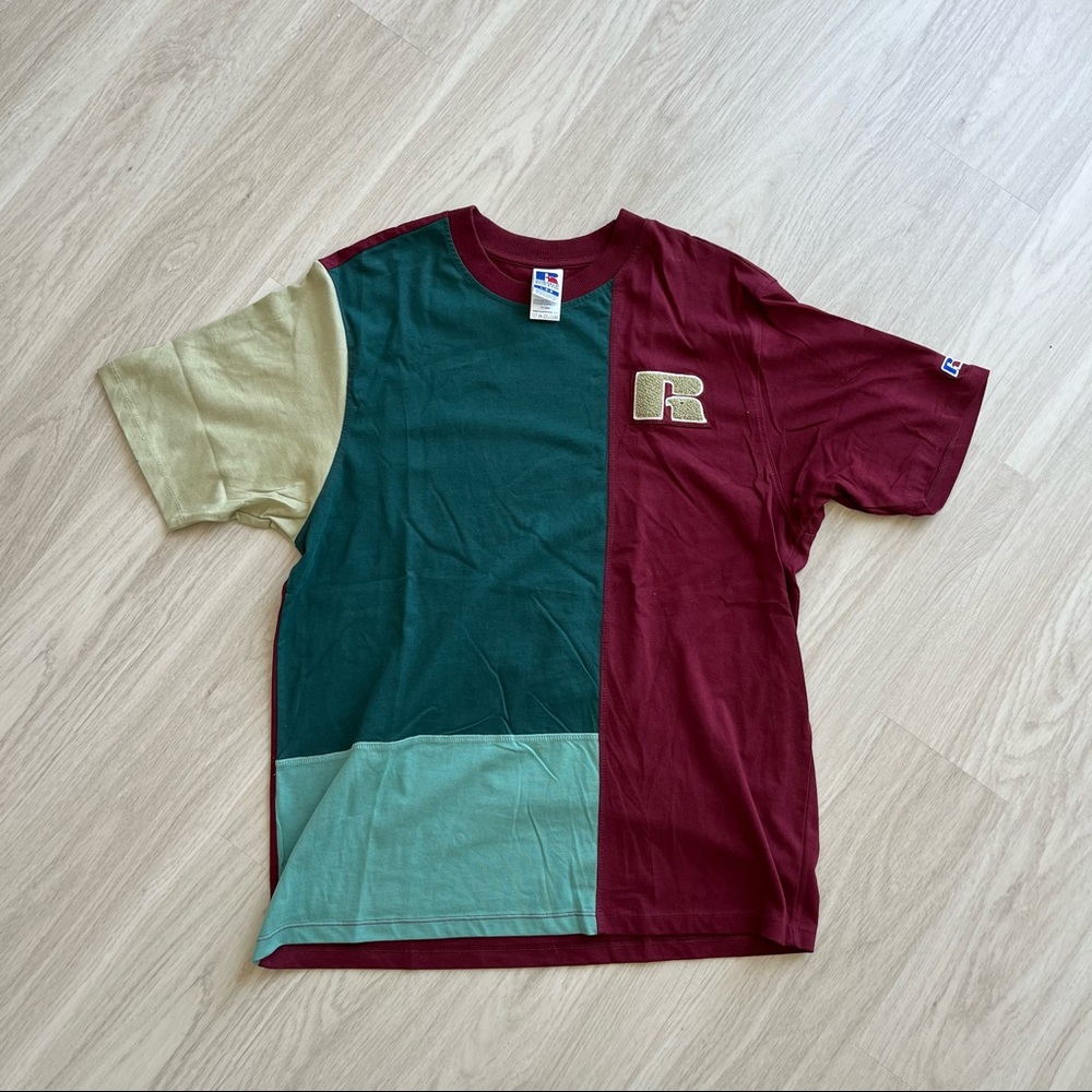 Russell Athletics Colorblock Tee Sz L - Like New